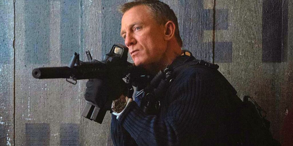 Daniel Craig as James Bond in No Time To Die 1