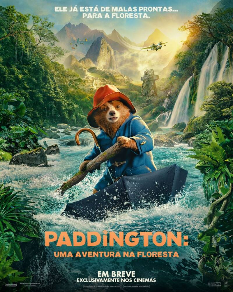 Cartaz do filme Paddington na floresta