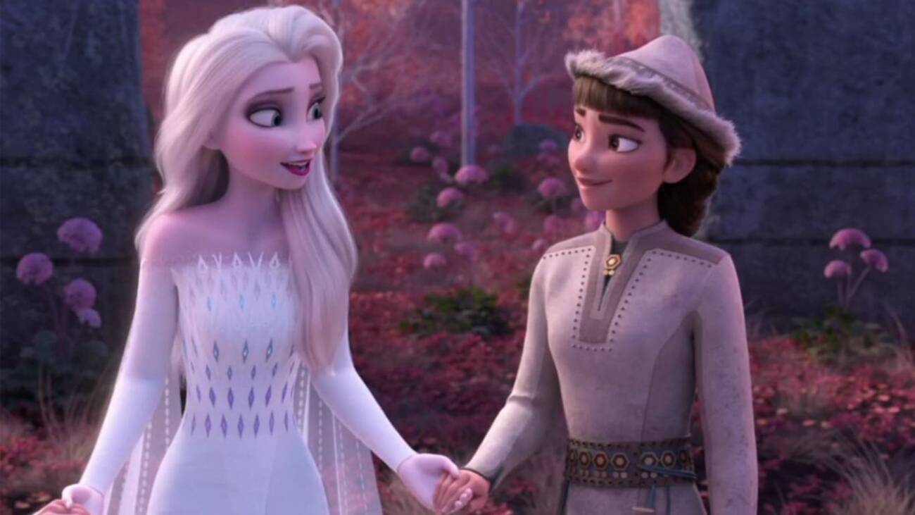 elsa e honeymaren em frozen 2