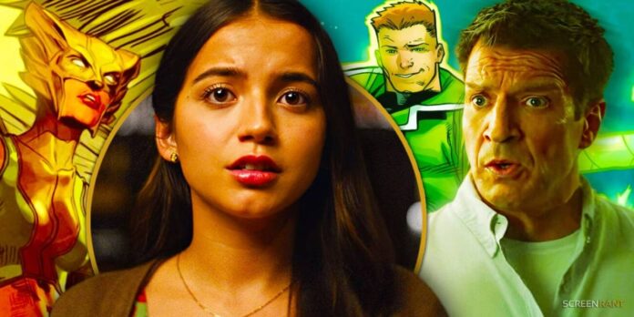 isabela merced mulher gaviao superman nathan fillion lanterna verde