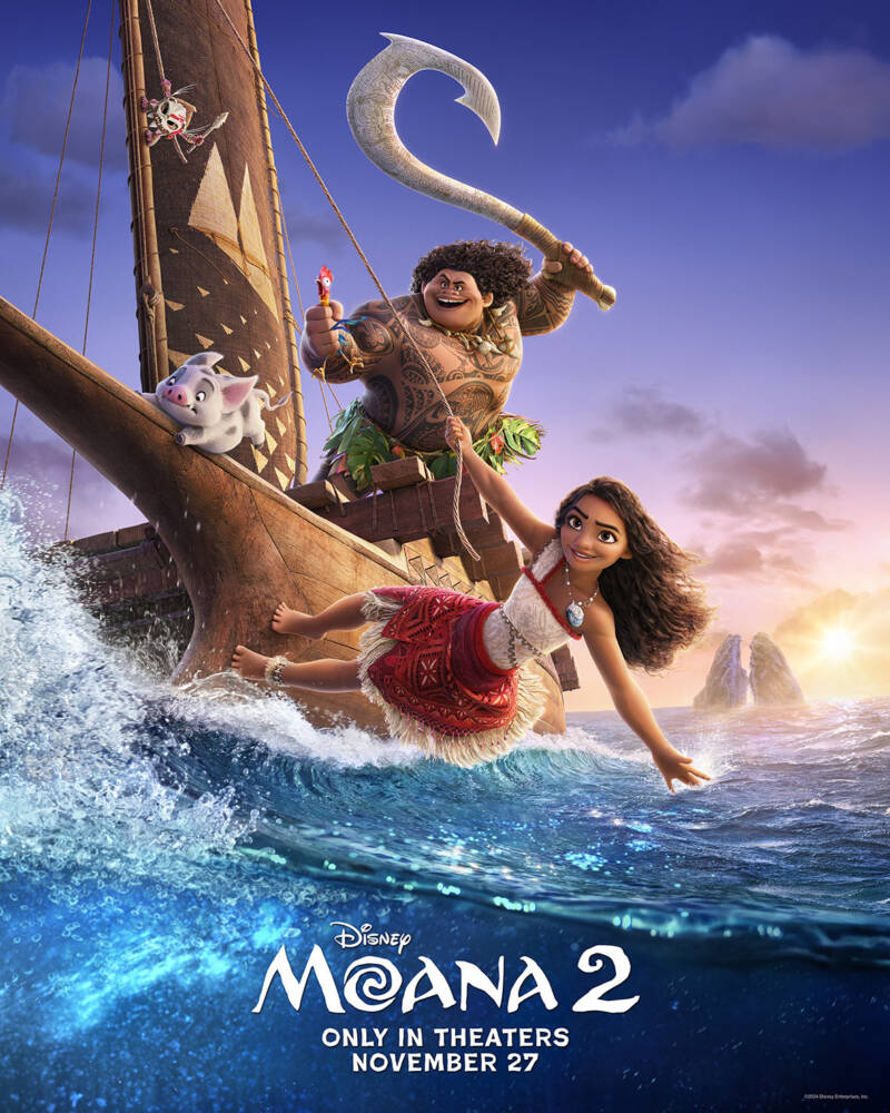 moana 2 poster