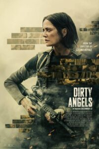 Mulher com arma, pôster filme Dirty Angels