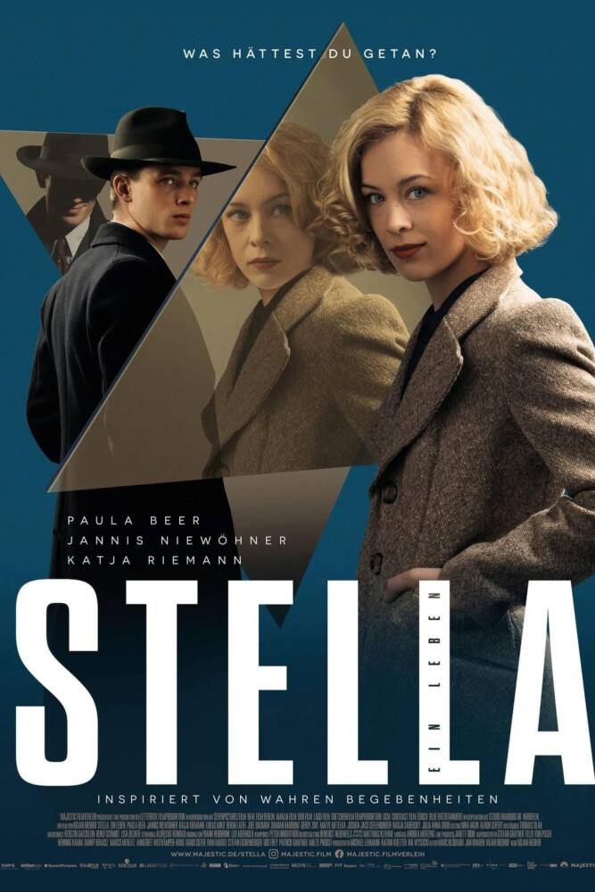 Pôster do filme Stella com homem e mulher em destaque