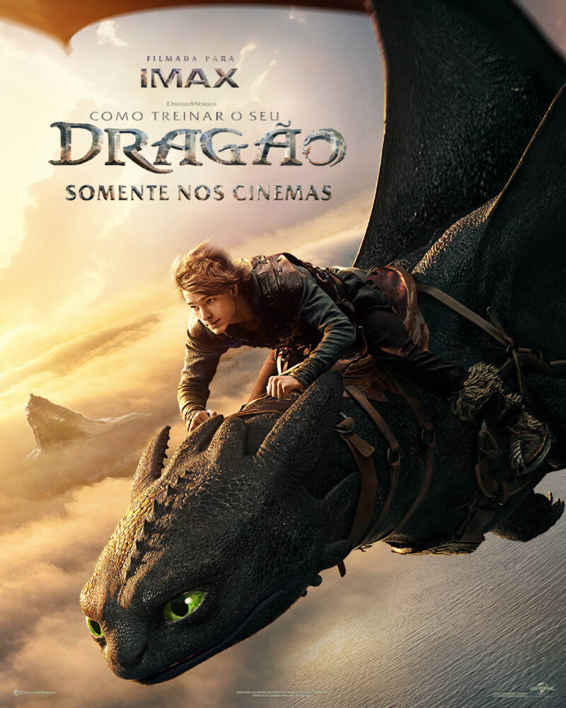 Poster do filme Como Treinar Seu Dragão em IMAX